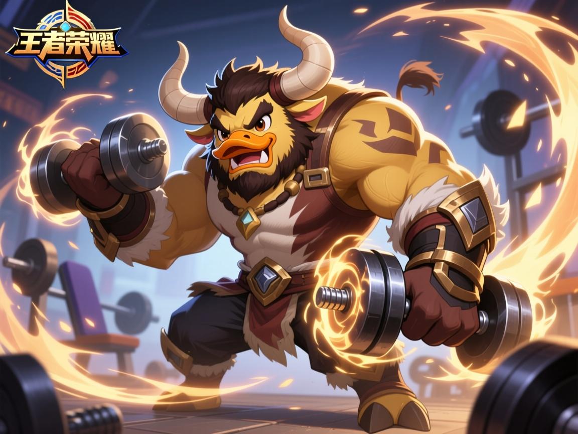 王者荣耀哑铃连招技巧大全,牛魔小牛鸭皮肤如何获取,健身流牛魔怎么玩,技能特效怎么样 王者荣耀哑铃连招技巧大全,牛魔小牛鸭皮肤如何获取,健身流牛魔怎么玩,技能特效怎么样