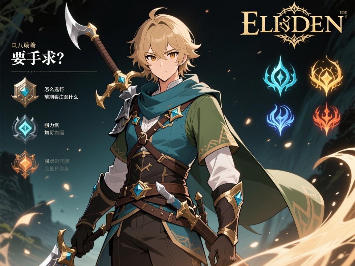 艾尔登法环攻略游侠,新手职业怎么选,前期要注意什么,强力流派如何搭配 艾尔登法环攻略游侠,新手职业怎么选,前期要注意什么,强力流派如何搭配