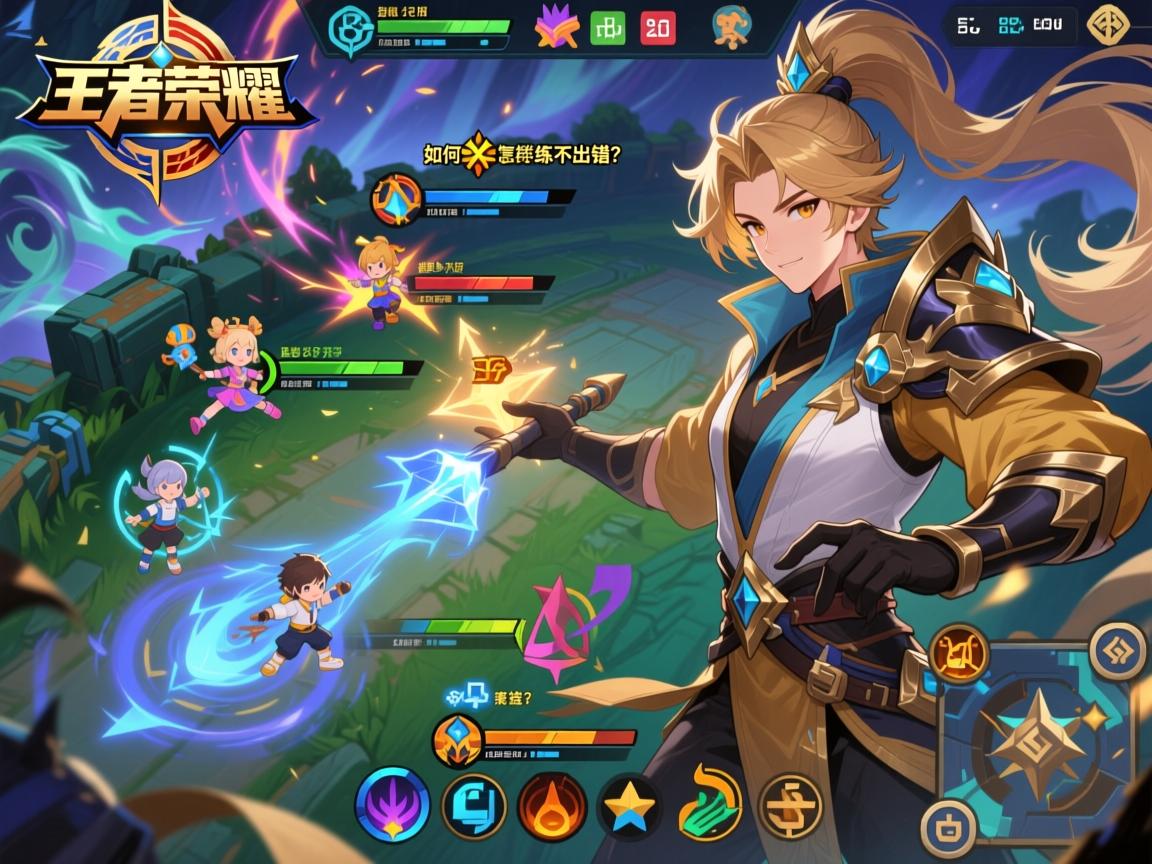 王者荣耀连招技巧图文,如何看图示学连招,怎样练习不出错? 王者荣耀连招技巧图文,如何看图示学连招,怎样练习不出错?