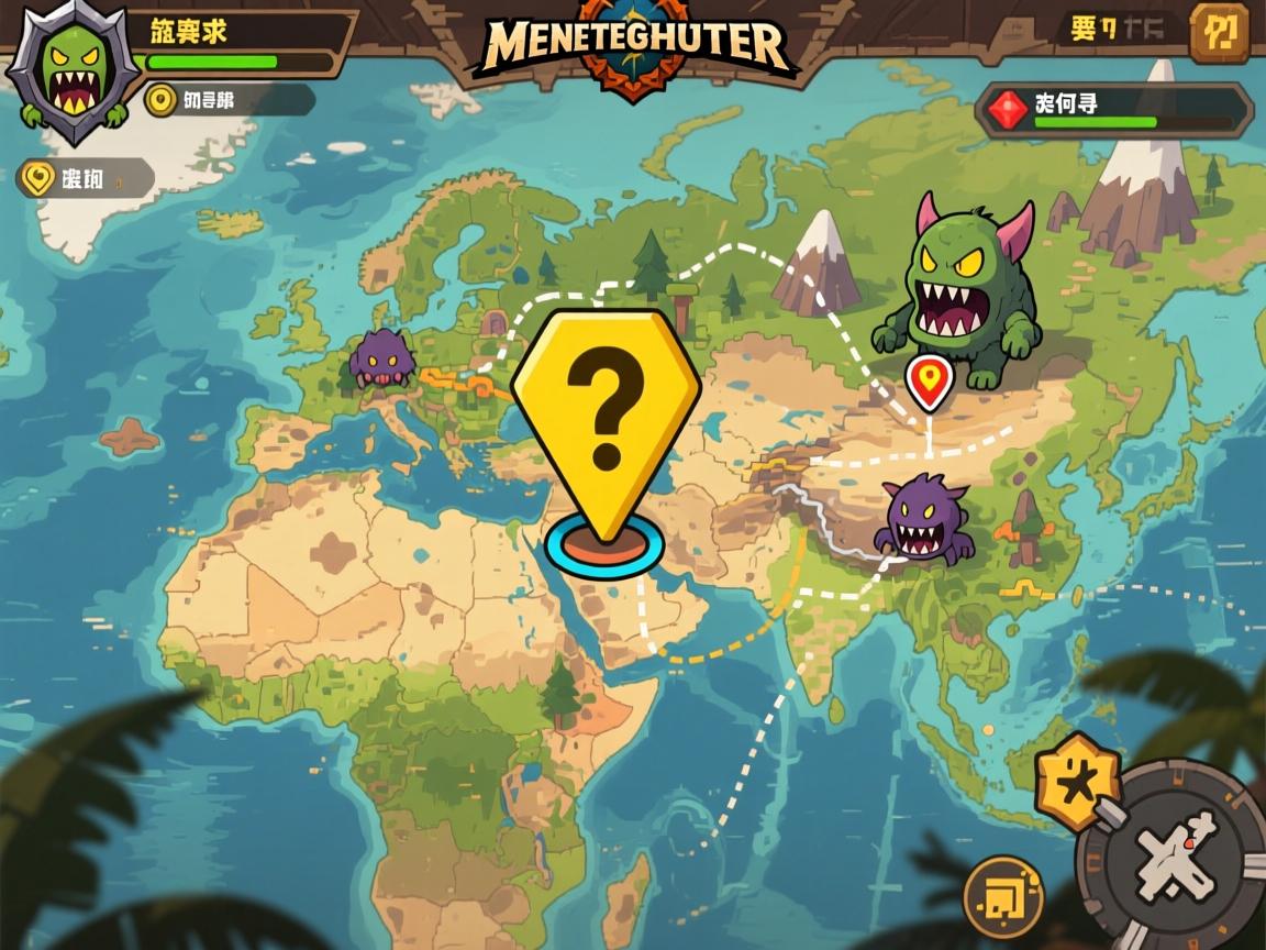 怪物猎人荒野地图标记,如何设置导航点,黄色问号是什么,怎么自动寻路 怪物猎人荒野地图标记,如何设置导航点,黄色问号是什么,怎么自动寻路