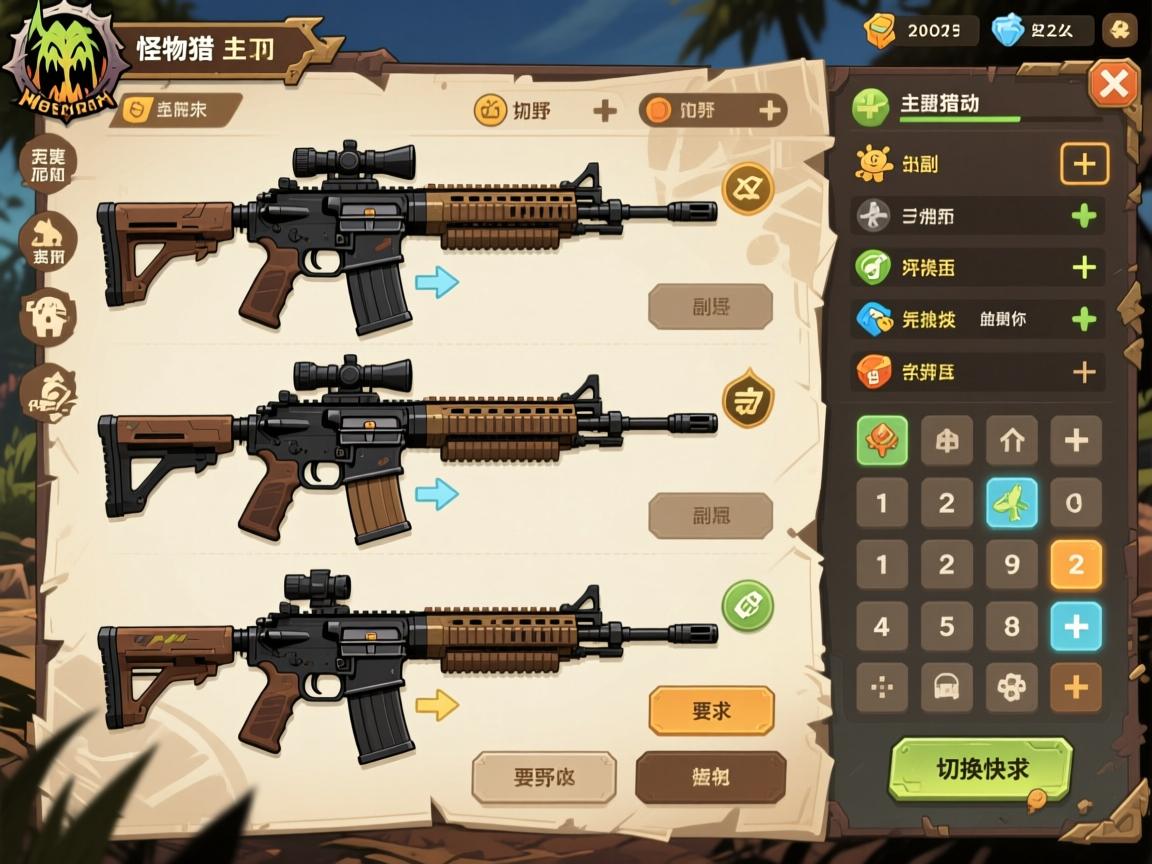 怪物猎人荒野武器更换怎么操作,主副武器如何设置,切换快捷键是什么 怪物猎人荒野武器更换怎么操作,主副武器如何设置,切换快捷键是什么