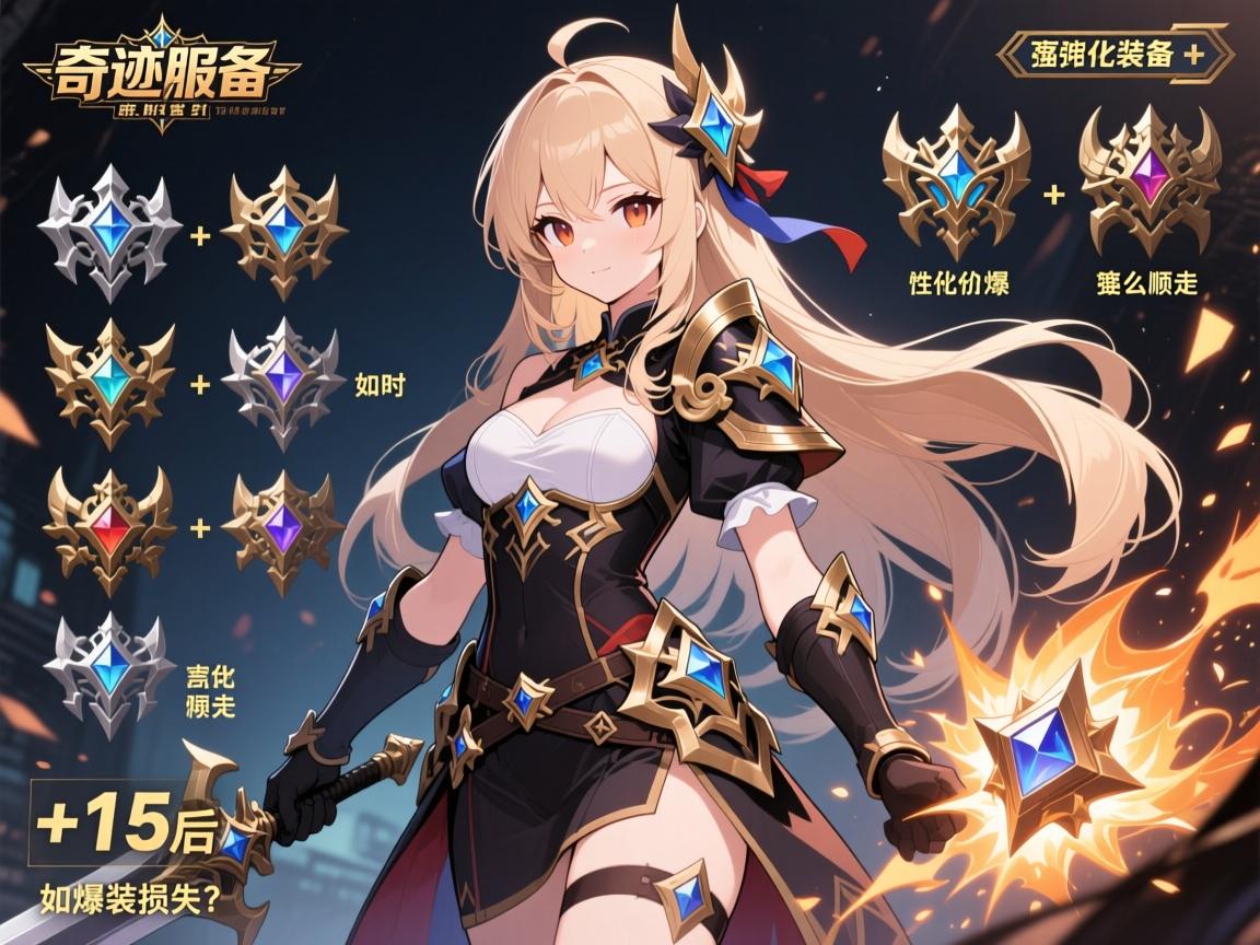 奇迹私服装备强化顺序_高性价比路线怎么走,+15后如何避免爆装损失? 奇迹私服装备强化顺序_高性价比路线怎么走,+15后如何避免爆装损失?