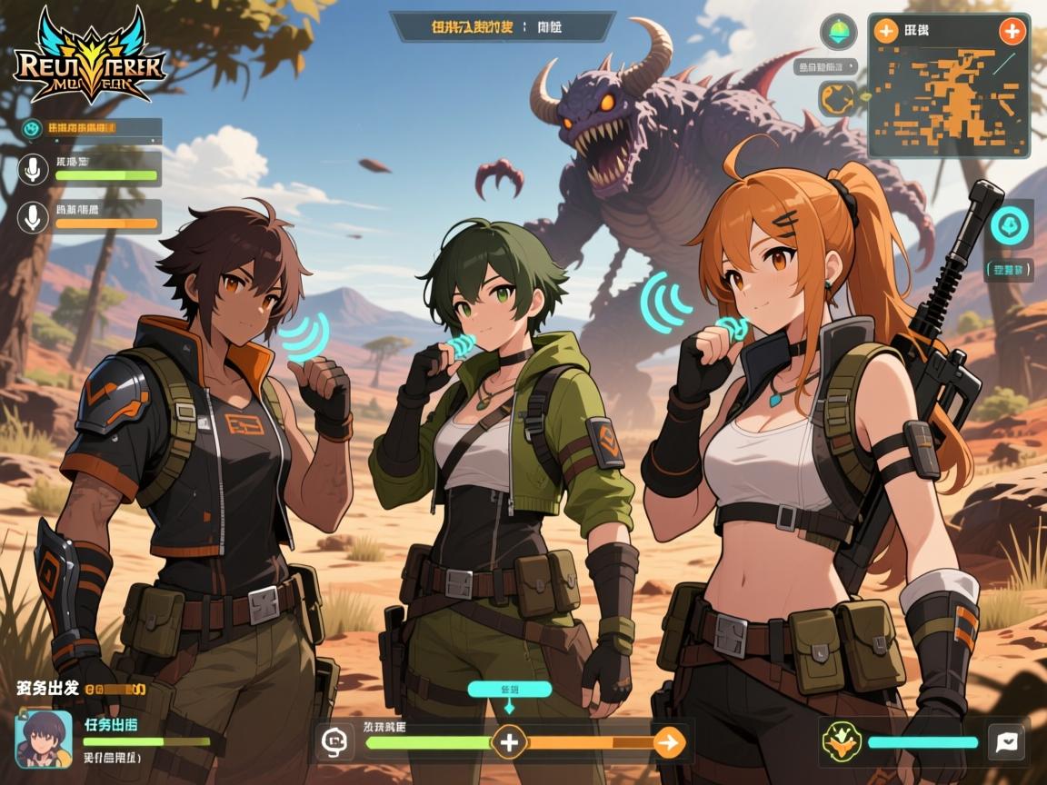 怪物猎人荒野三人联机,三人队伍怎么配置,任务出发流程,语音沟通设置 怪物猎人荒野三人联机,三人队伍怎么配置,任务出发流程,语音沟通设置