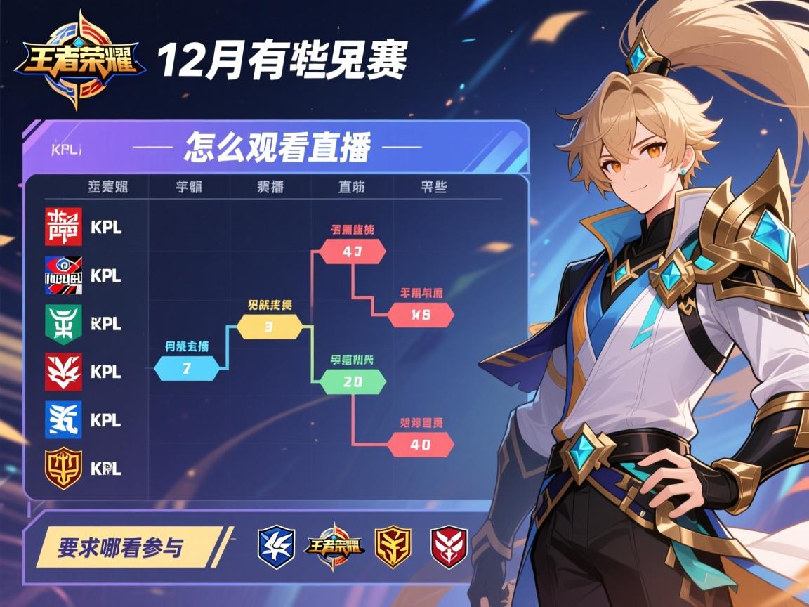 王者荣耀kpl赛程表12月有哪些比赛,怎么观看直播,哪些战队参与 王者荣耀kpl赛程表12月有哪些比赛,怎么观看直播,哪些战队参与