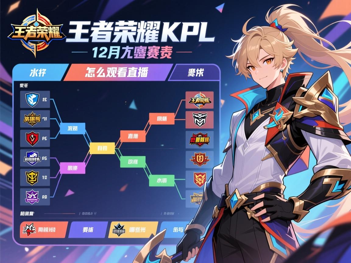 王者荣耀kpl赛程表12月有哪些比赛,怎么观看直播,哪些战队参与 王者荣耀kpl赛程表12月有哪些比赛,怎么观看直播,哪些战队参与