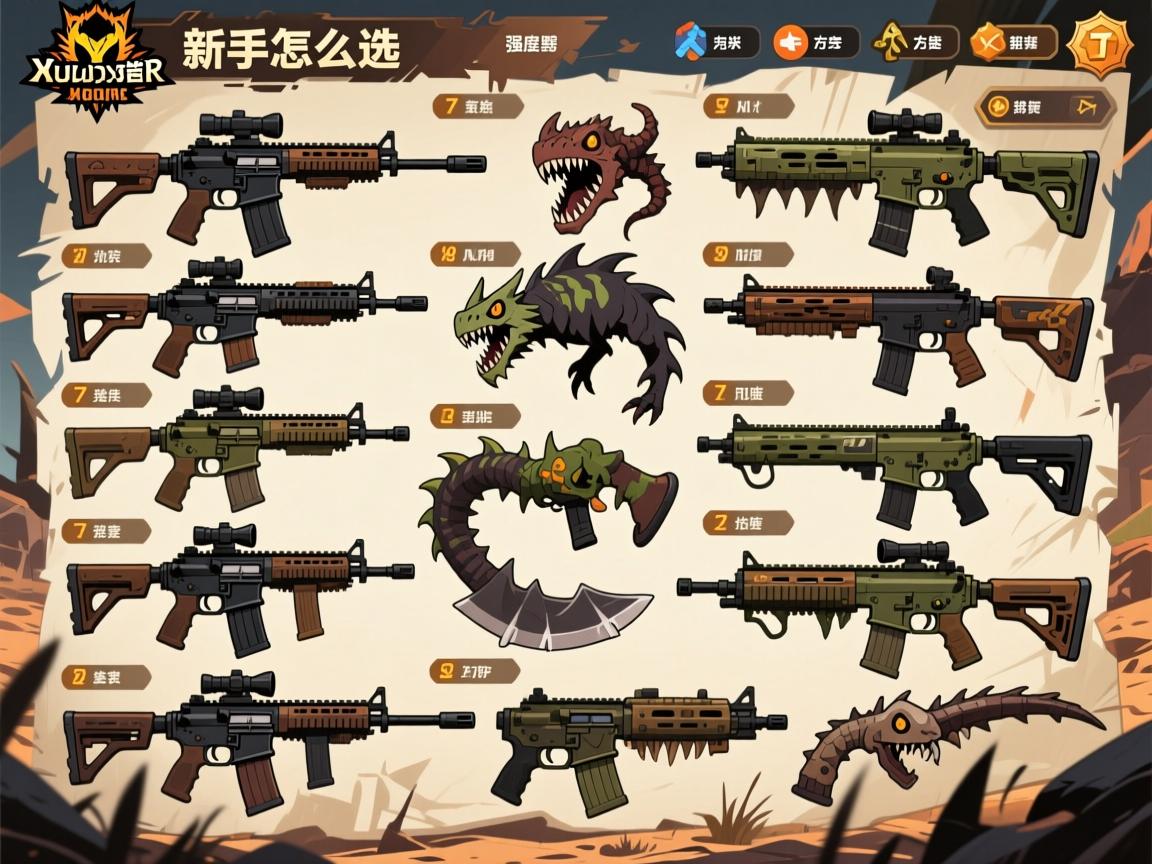 怪物猎人荒野武器大全,新手怎么选,强度排名如何,获取方式有哪些 怪物猎人荒野武器大全,新手怎么选,强度排名如何,获取方式有哪些