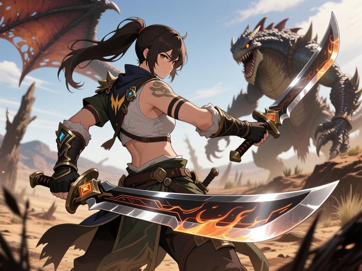 怪物猎人世界荒野双刀攻略,连招怎么搓背,毕业配装如何选,属性流和物理流哪个强 怪物猎人世界荒野双刀攻略,连招怎么搓背,毕业配装如何选,属性流和物理流哪个强