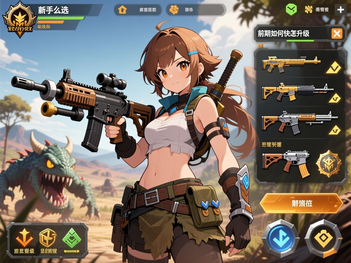 怪物猎人荒野手游攻略,新手武器怎么选,前期如何快速升级,资源怎么管理 怪物猎人荒野手游攻略,新手武器怎么选,前期如何快速升级,资源怎么管理