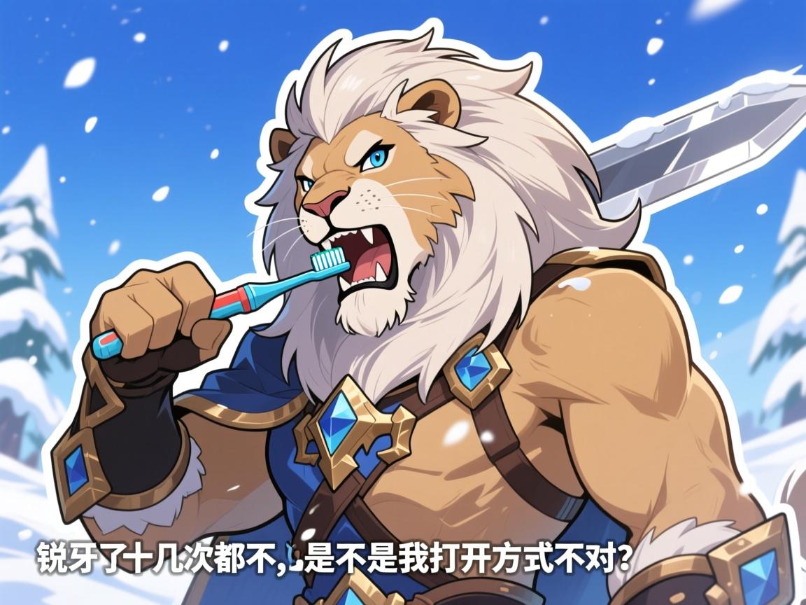 求助贴:雪狮子王的锐牙刷了十几次都不出,是不是我打开方式不对? 求助贴:雪狮子王的锐牙刷了十几次都不出,是不是我打开方式不对?