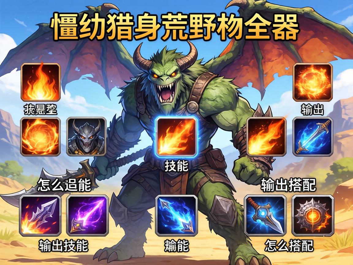 怪物猎人荒野全技能展示,技能怎么分类,输出技能怎么搭配 怪物猎人荒野全技能展示,技能怎么分类,输出技能怎么搭配