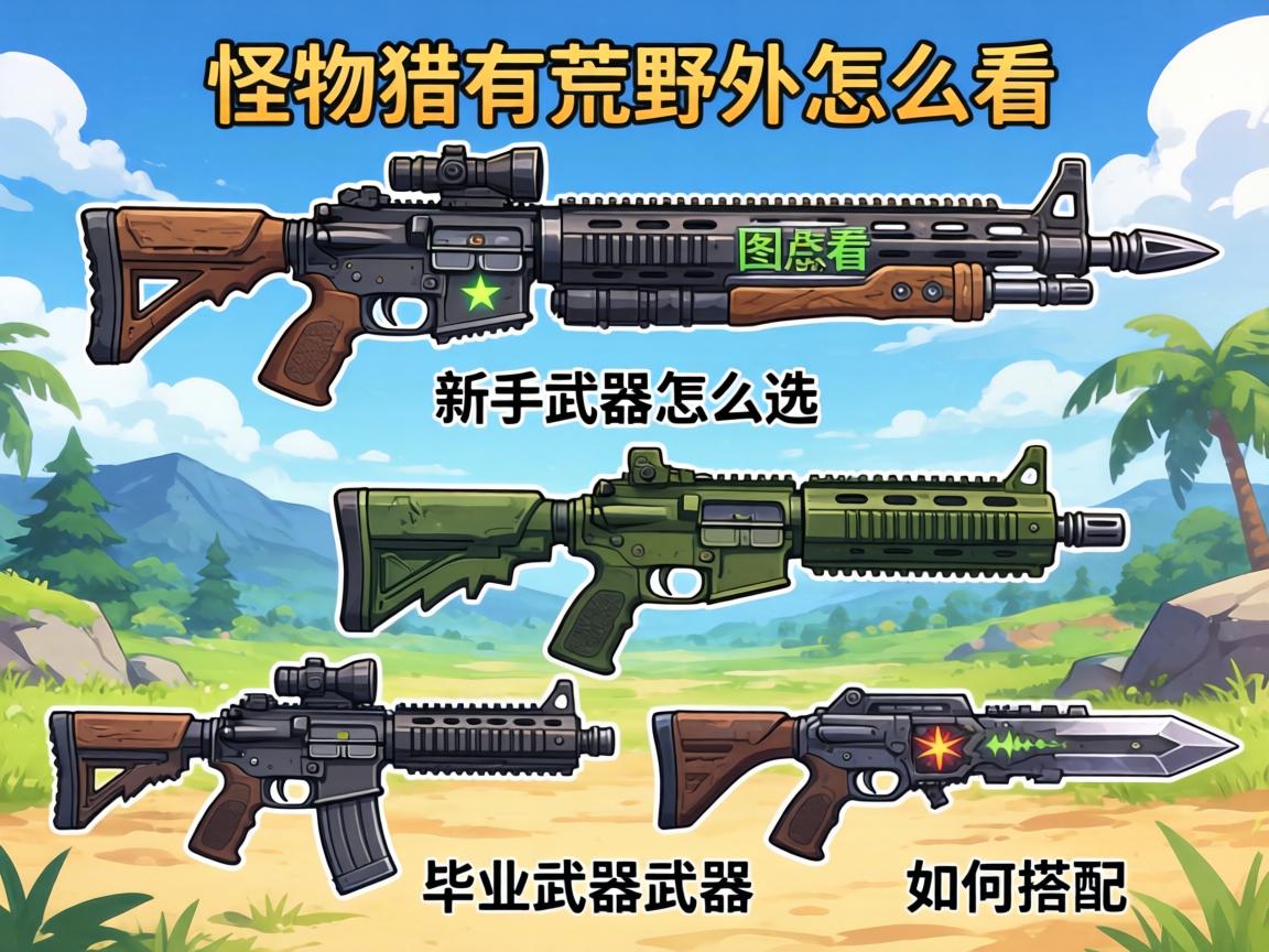 怪物猎人荒野武器图怎么看,新手武器怎么选,毕业武器如何搭配 怪物猎人荒野武器图怎么看,新手武器怎么选,毕业武器如何搭配