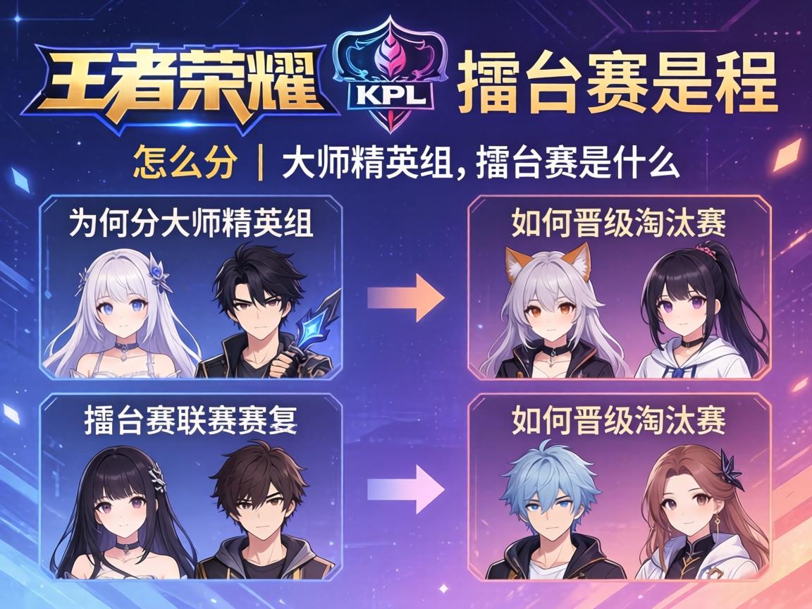 王者荣耀kpl联赛赛程怎么分丨为何分大师精英组,擂台赛是什么,如何晋级淘汰赛 王者荣耀kpl联赛赛程怎么分丨为何分大师精英组,擂台赛是什么,如何晋级淘汰赛