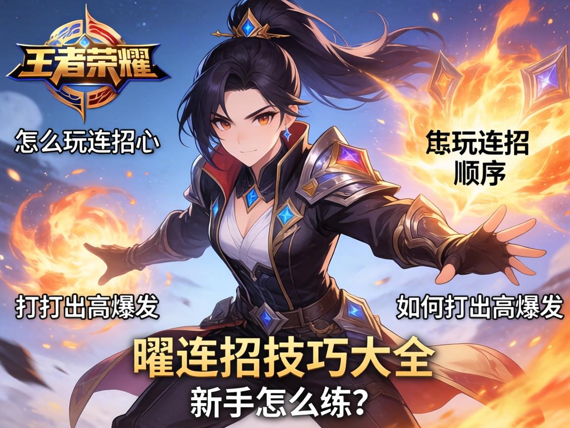 王者荣耀曜连招技巧大全,怎么玩连招顺序,如何打出高爆发,新手怎么练 王者荣耀曜连招技巧大全,怎么玩连招顺序,如何打出高爆发,新手怎么练