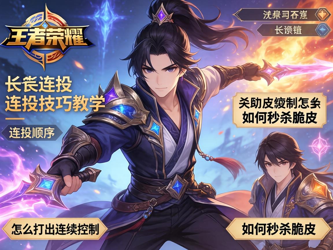 王者荣耀长门连招技巧教学,怎么打出连续控制,如何秒杀脆皮,连招顺序是什么 王者荣耀长门连招技巧教学,怎么打出连续控制,如何秒杀脆皮,连招顺序是什么