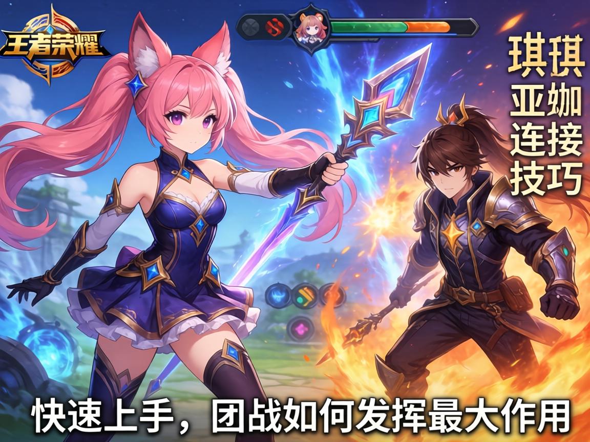 王者荣耀琪亚娜连招技巧,如何快速上手,团战如何发挥最大作用 王者荣耀琪亚娜连招技巧,如何快速上手,团战如何发挥最大作用