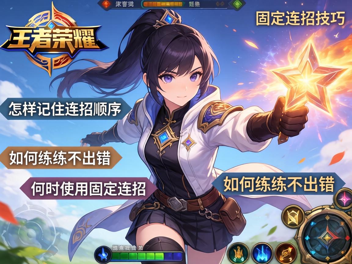 王者荣耀固定连招技巧,怎样记住连招顺序,如何练习不出错,何时使用固定连招 王者荣耀固定连招技巧,怎样记住连招顺序,如何练习不出错,何时使用固定连招