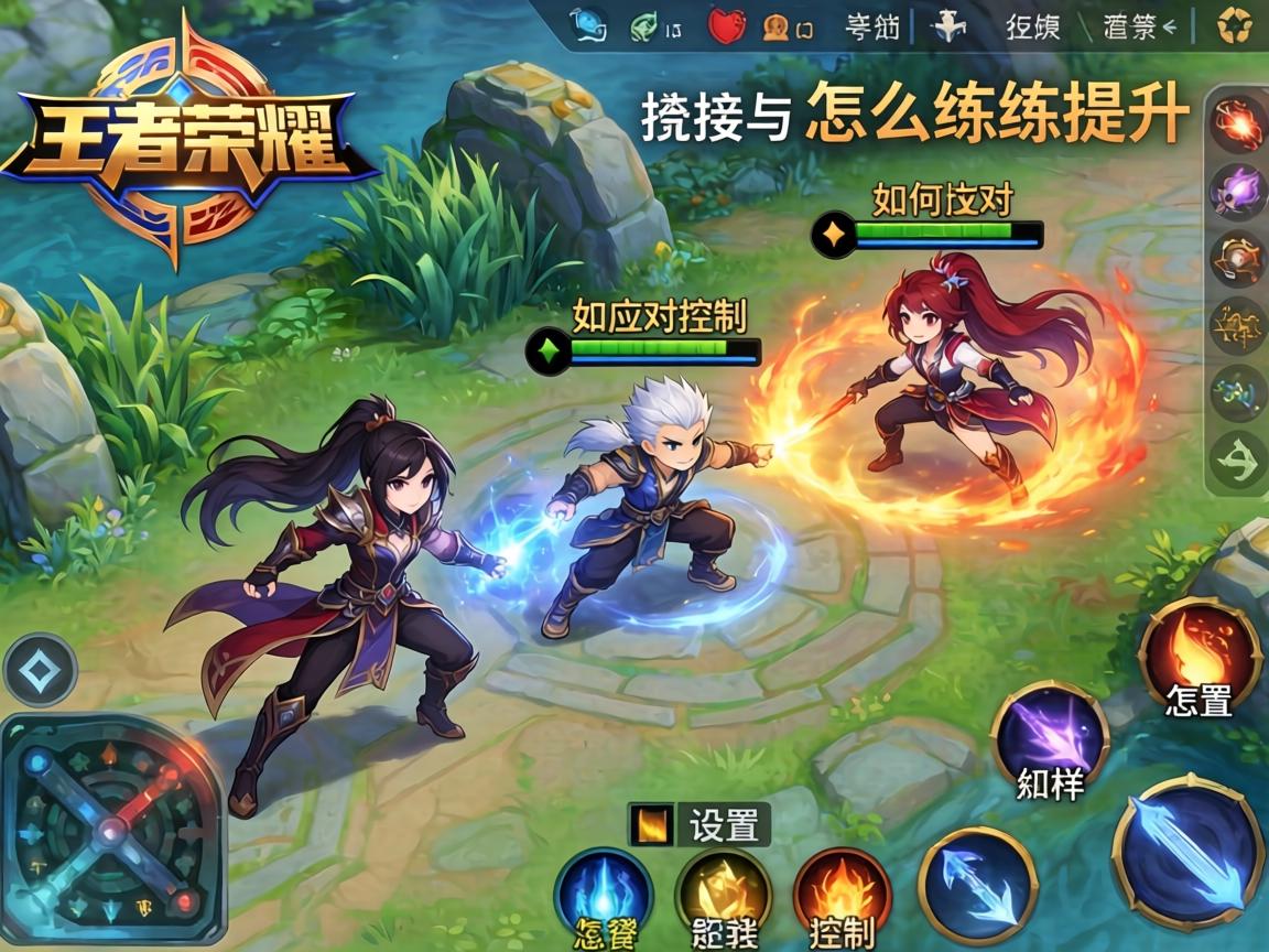 王者荣耀连招技巧,怎么练习提升,如何应对控制,怎样设置操作 王者荣耀连招技巧,怎么练习提升,如何应对控制,怎样设置操作