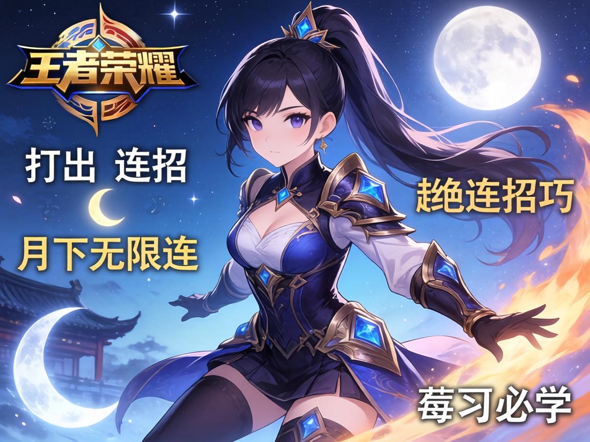 王者荣耀超绝连招技巧,如何打出月下无限连,连招口诀有哪些必学 王者荣耀超绝连招技巧,如何打出月下无限连,连招口诀有哪些必学