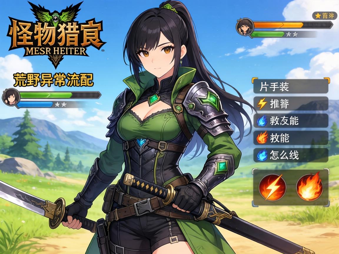 怪物猎人荒野异常流配装,怎么配装,武器推荐,技能怎么选择,片手剑配装思路 怪物猎人荒野异常流配装,怎么配装,武器推荐,技能怎么选择,片手剑配装思路
