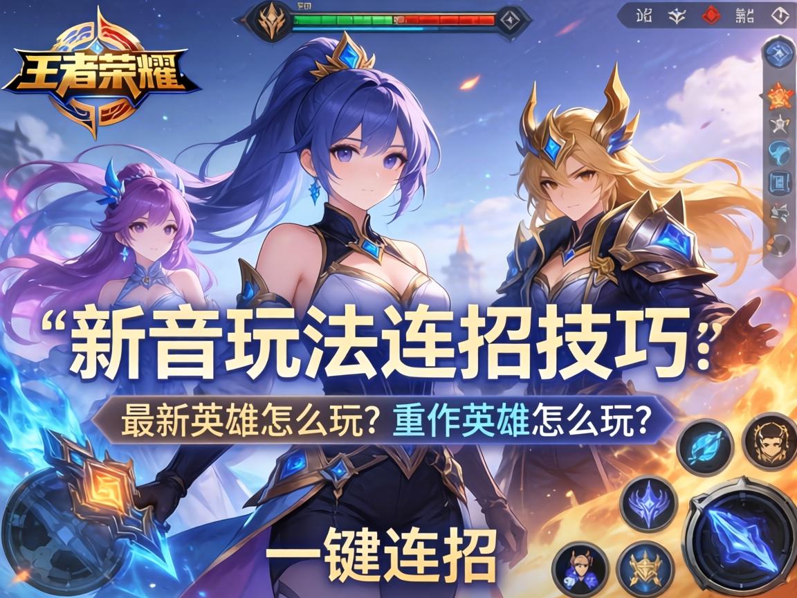 王者荣耀新玩法连招技巧,最新英雄怎么玩?重做英雄有何变化?如何一键连招? 王者荣耀新玩法连招技巧,最新英雄怎么玩?重做英雄有何变化?如何一键连招?
