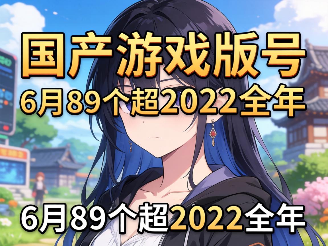 国产游戏版号6月89个超2022全年 国产游戏版号6月89个超2022全年