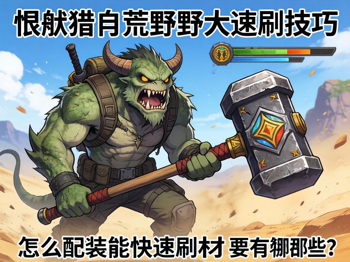 怪物猎人荒野大锤速刷技巧有哪些?怎么配装能快速刷素材? 怪物猎人荒野大锤速刷技巧有哪些?怎么配装能快速刷素材?