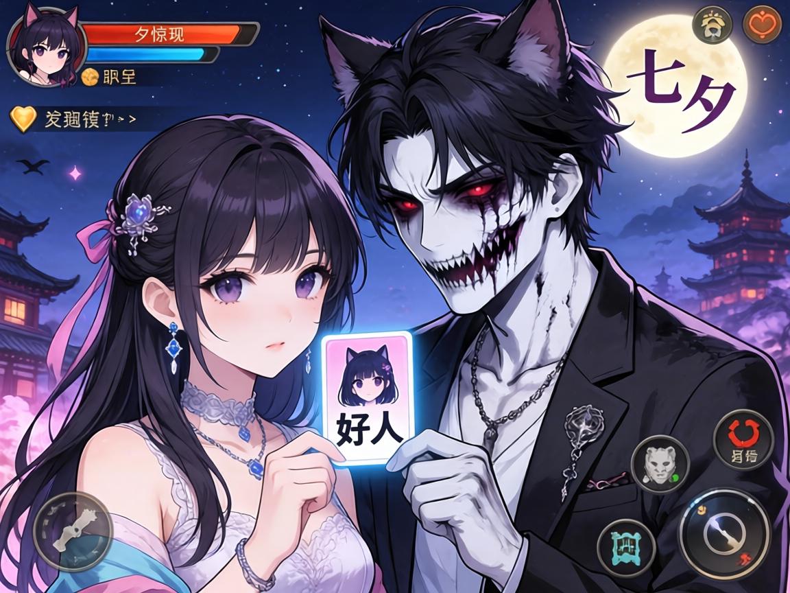 七夕惊现恐怖恋爱模拟,角色发好人卡玩 七夕惊现恐怖恋爱模拟,角色发好人卡玩