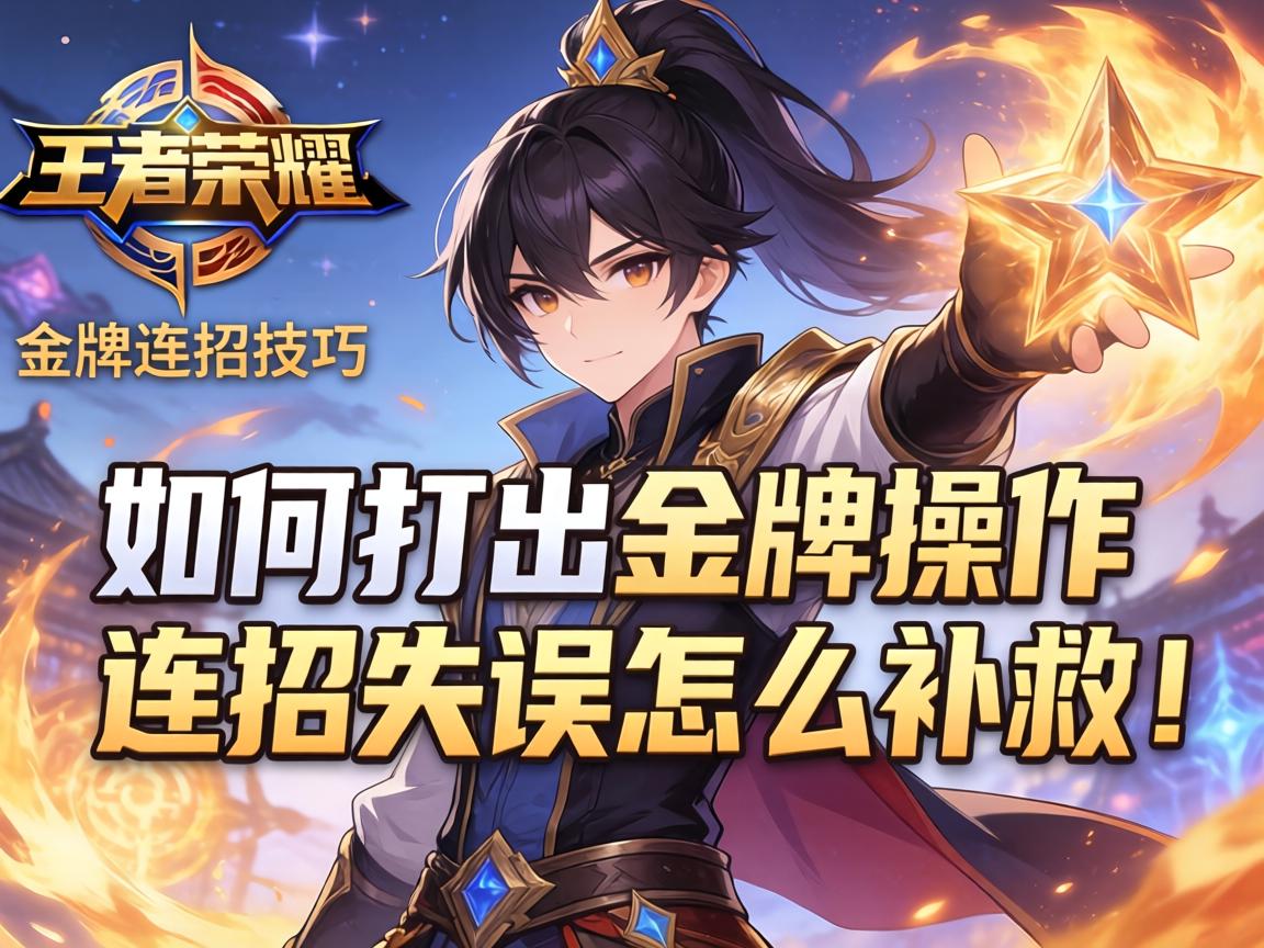 王者荣耀金牌连招技巧,如何打出金牌操作,连招失误怎么补救 王者荣耀金牌连招技巧,如何打出金牌操作,连招失误怎么补救