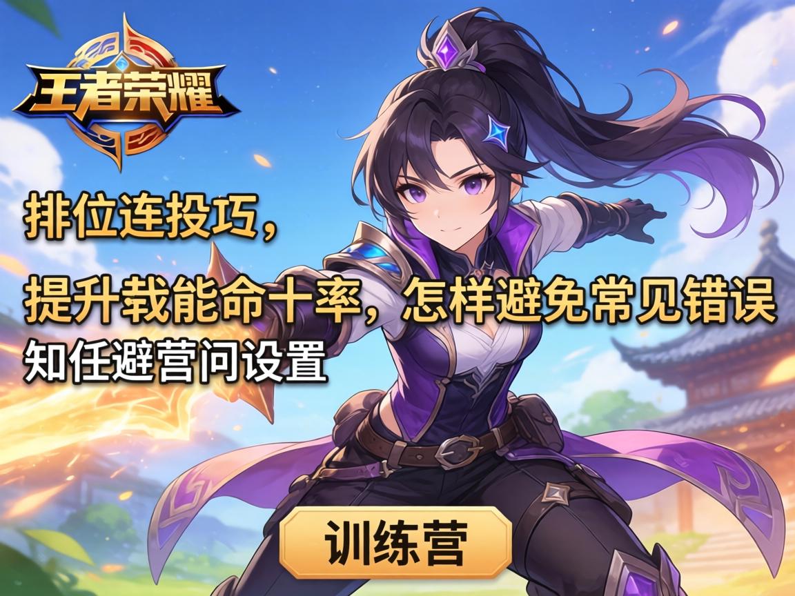 王者荣耀排位连招技巧,如何提升技能命中率,怎样避免常见错误,训练营如何设置 王者荣耀排位连招技巧,如何提升技能命中率,怎样避免常见错误,训练营如何设置