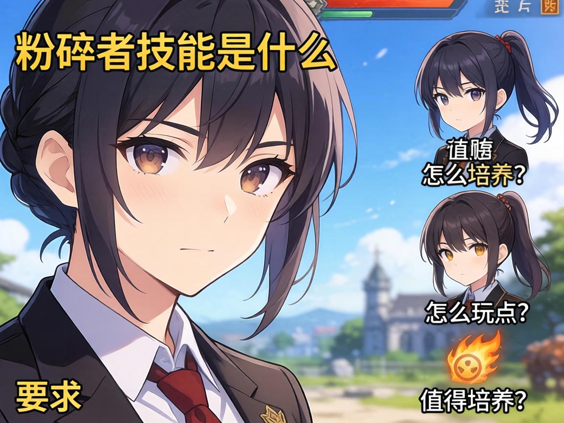 粉碎者技能是什么,天赋怎么点,怎么玩,值得培养吗,怎么获得 粉碎者技能是什么,天赋怎么点,怎么玩,值得培养吗,怎么获得