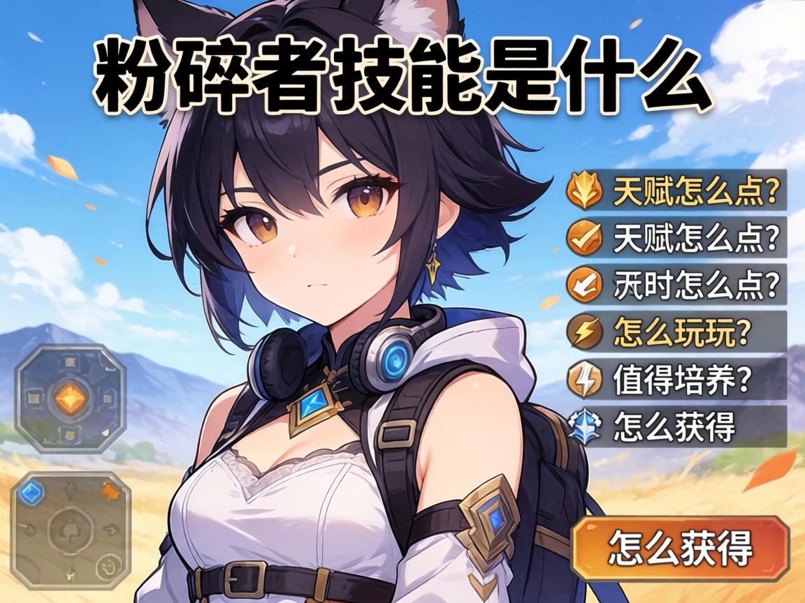 粉碎者技能是什么,天赋怎么点,怎么玩,值得培养吗,怎么获得 粉碎者技能是什么,天赋怎么点,怎么玩,值得培养吗,怎么获得