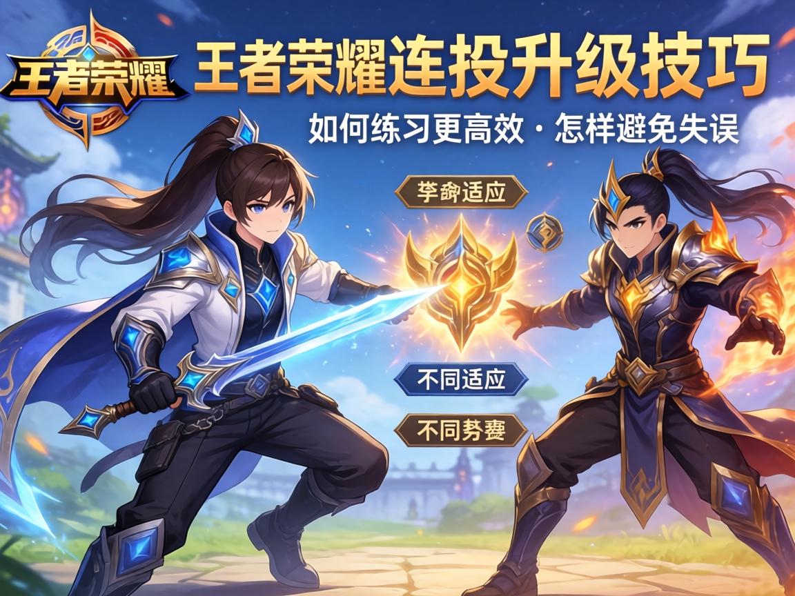 王者荣耀连招升级技巧,如何练习更高效,怎样避免失误,如何适应不同英雄 王者荣耀连招升级技巧,如何练习更高效,怎样避免失误,如何适应不同英雄