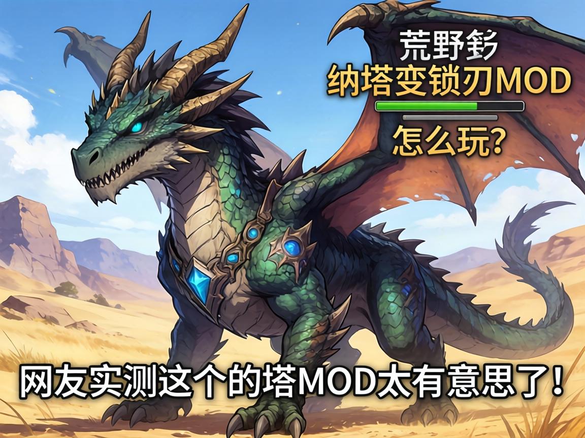 怪物猎人荒野纳塔变锁刃龙MOD怎么玩?网友实测这个龙mod太有意思了! 怪物猎人荒野纳塔变锁刃龙MOD怎么玩?网友实测这个龙mod太有意思了!