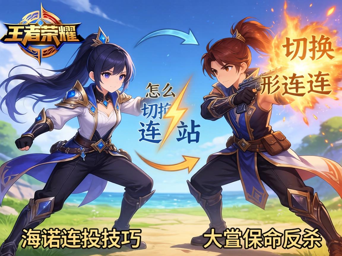 王者荣耀海诺连招技巧,怎么切换形态连招,如何用大招保命反杀 王者荣耀海诺连招技巧,怎么切换形态连招,如何用大招保命反杀