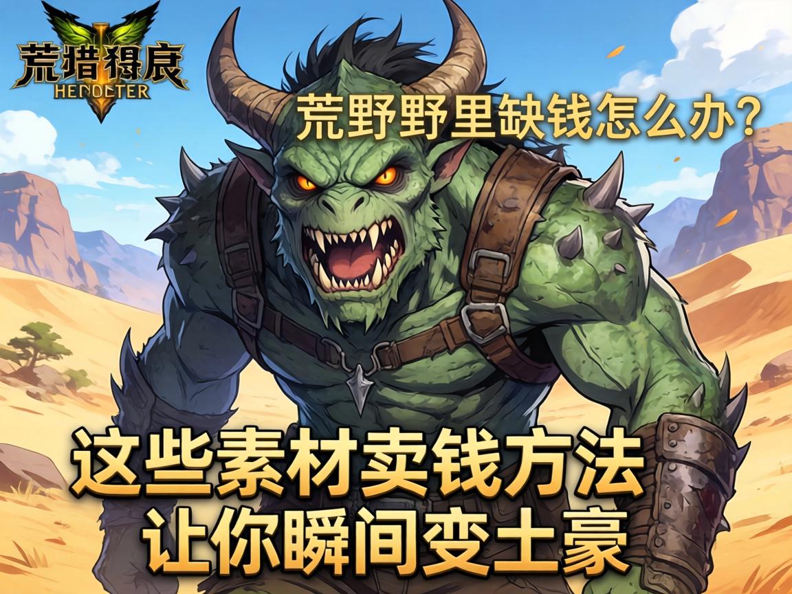 怪物猎人荒野里缺钱怎么办?这些素材卖钱方法让你瞬间变土豪 怪物猎人荒野里缺钱怎么办?这些素材卖钱方法让你瞬间变土豪
