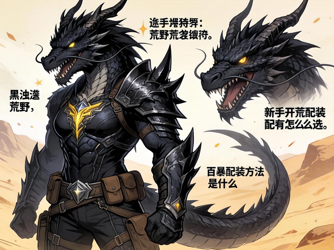 怪物猎人荒野装备配装,黑蚀龙套装如何搭配,新手开荒配装怎么选,百暴配装方法是什么 怪物猎人荒野装备配装,黑蚀龙套装如何搭配,新手开荒配装怎么选,百暴配装方法是什么