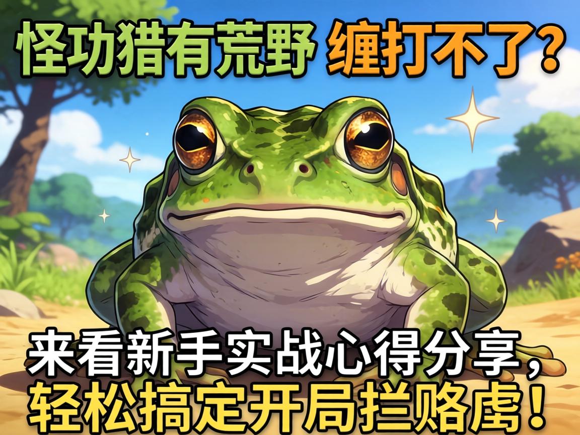 怪物猎人荒野第一个boss缠蛙打不过?来看新手实战心得分享,轻松搞定开局拦路虎! 怪物猎人荒野第一个boss缠蛙打不过?来看新手实战心得分享,轻松搞定开局拦路虎!