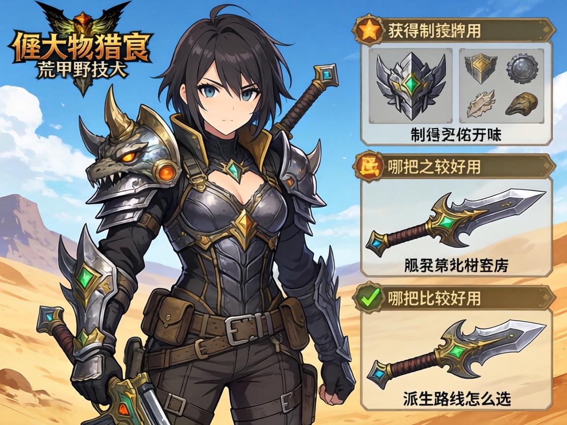 怪物猎人荒野技甲武器,怎么获得,制作材料有哪些,哪把比较好用,派生路线怎么选 怪物猎人荒野技甲武器,怎么获得,制作材料有哪些,哪把比较好用,派生路线怎么选