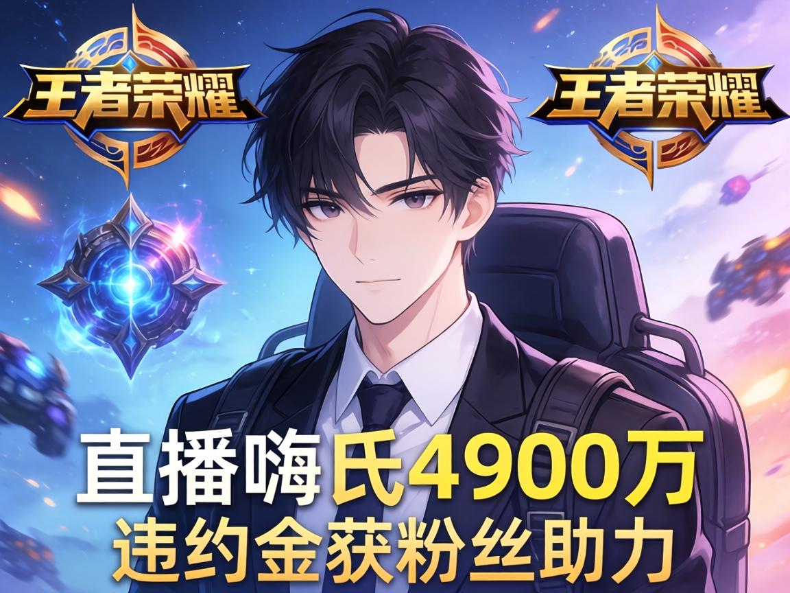 王者荣耀主播嗨氏4900万违约金获粉丝助力 王者荣耀主播嗨氏4900万违约金获粉丝助力