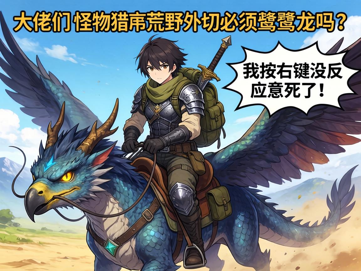 大佬们,怪物猎人荒野切武器必须骑鹭鹰龙吗?我按右键没反应急死了! 大佬们,怪物猎人荒野切武器必须骑鹭鹰龙吗?我按右键没反应急死了!
