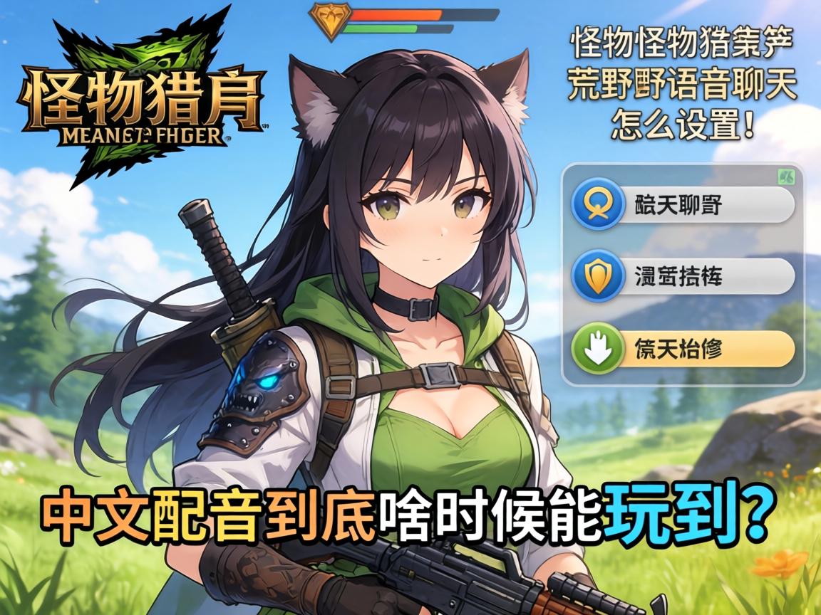 怪物猎人荒野语音聊天怎么设置,中文配音到底啥时候能玩到? 怪物猎人荒野语音聊天怎么设置,中文配音到底啥时候能玩到?