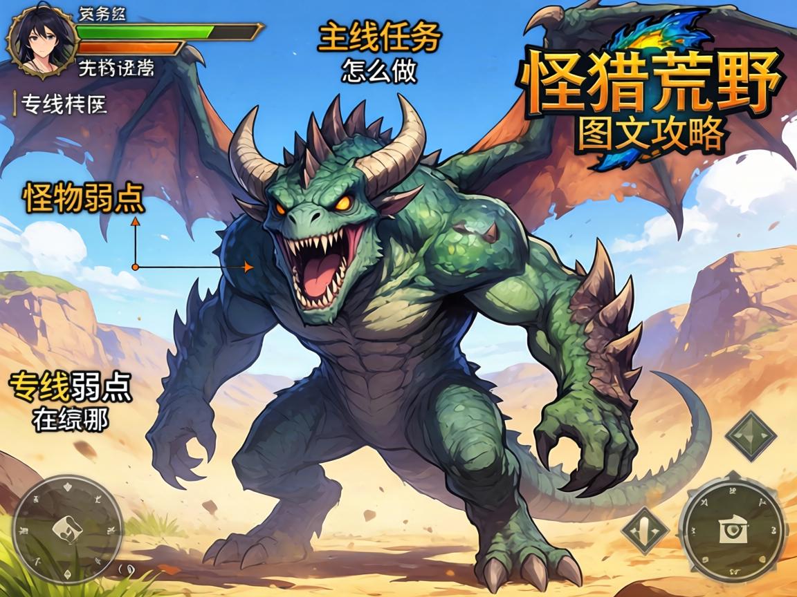 怪物猎人荒野图文攻略,主线任务怎么做,怪物弱点在哪,支线怎么完成 怪物猎人荒野图文攻略,主线任务怎么做,怪物弱点在哪,支线怎么完成