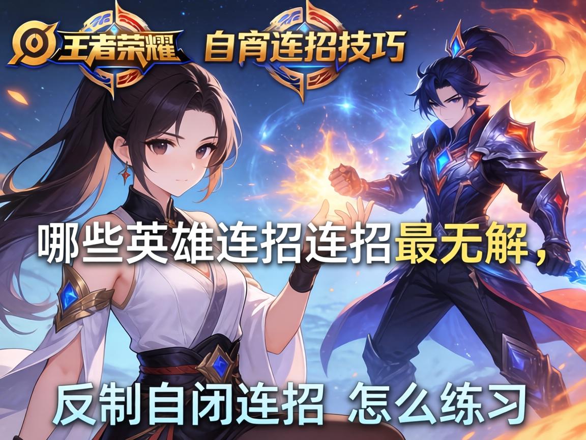 王者荣耀自闭连招技巧,哪些英雄连招最无解,如何反制自闭连招,怎么练习 王者荣耀自闭连招技巧,哪些英雄连招最无解,如何反制自闭连招,怎么练习