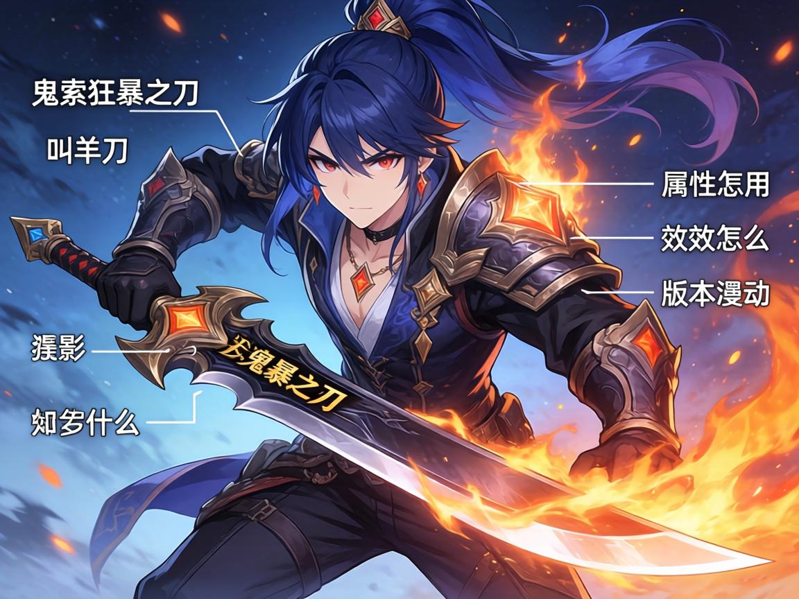 鬼索的狂暴之刃适合哪些英雄,为什么叫羊刀,属性效果怎么用,版本改动历史知多少 鬼索的狂暴之刃适合哪些英雄,为什么叫羊刀,属性效果怎么用,版本改动历史知多少