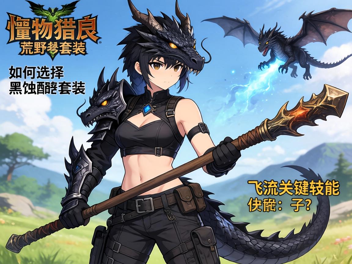 怪物猎人荒野棍子配装,如何选择黑蚀龙套装,飞天流关键技能是什么 怪物猎人荒野棍子配装,如何选择黑蚀龙套装,飞天流关键技能是什么