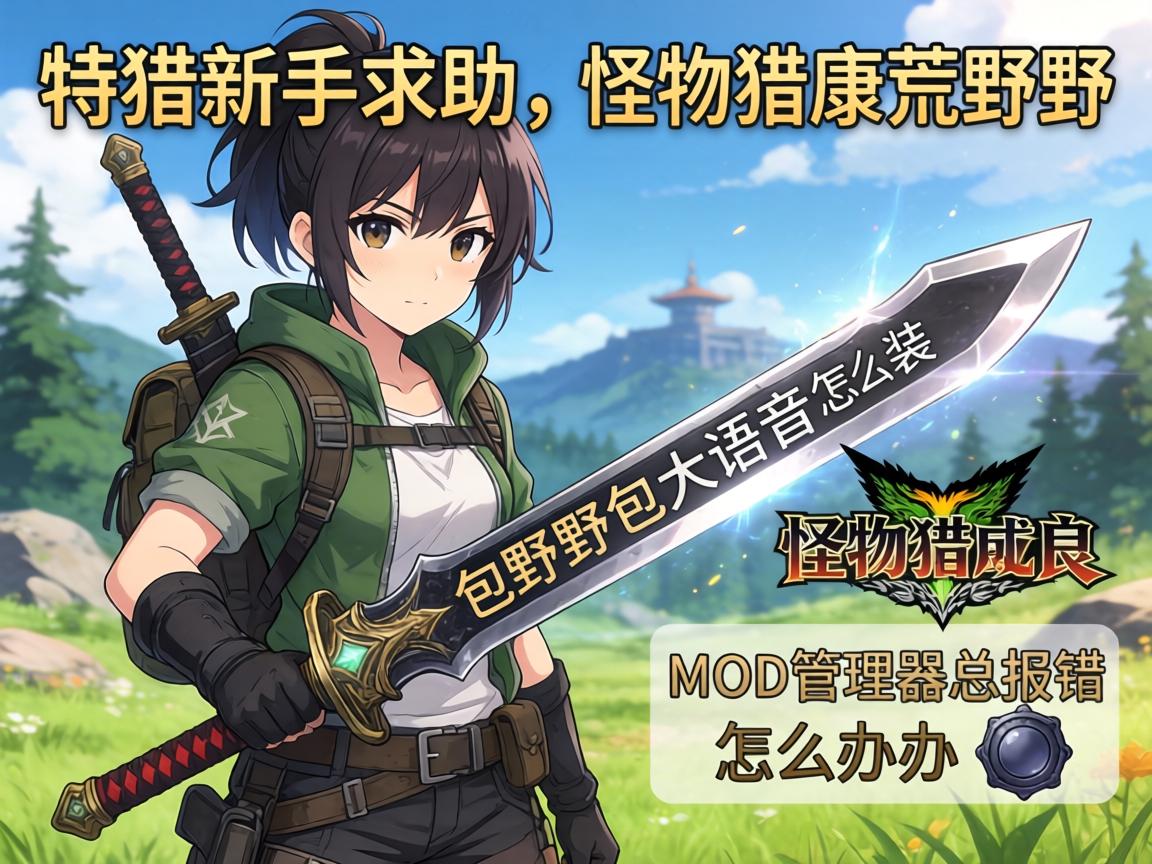 狩猎新手求助:怪物猎人荒野大剑语音包怎么装?MOD管理器总报错怎么办? 狩猎新手求助:怪物猎人荒野大剑语音包怎么装?MOD管理器总报错怎么办?