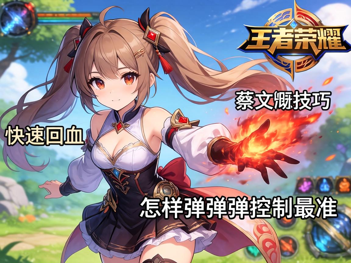 王者荣耀连招蔡文姬技巧,如何快速回血,怎样弹弹弹控制最准? 王者荣耀连招蔡文姬技巧,如何快速回血,怎样弹弹弹控制最准?