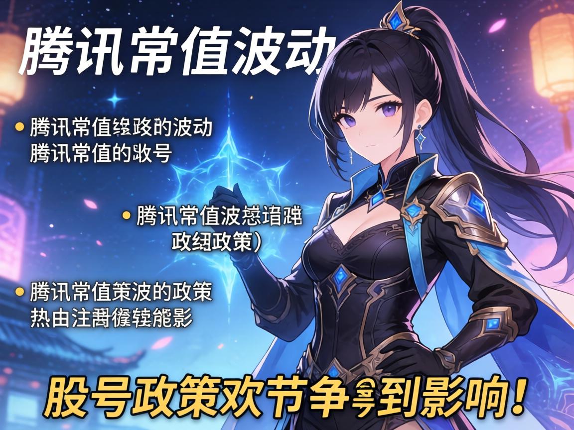 腾讯市值波动与版号政策影响 腾讯市值波动与版号政策影响