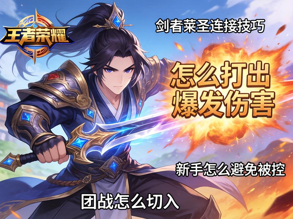 王者荣耀剑圣连招技巧,怎么打出爆发伤害,团战怎么切入,新手怎么避免被控 王者荣耀剑圣连招技巧,怎么打出爆发伤害,团战怎么切入,新手怎么避免被控