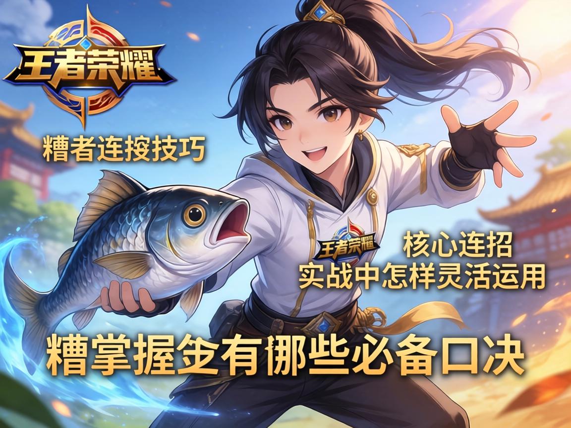 王者荣耀糟鱼连招技巧,如何掌握核心连招,实战中怎样灵活运用,有哪些必备口诀 王者荣耀糟鱼连招技巧,如何掌握核心连招,实战中怎样灵活运用,有哪些必备口诀